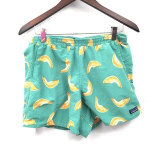 Patagonia baggies cantaloupe nylon quick dry outdoor hiking camping teal M